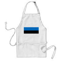 Apron avec Drapeau d'Estonie