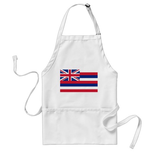 Tablier Apron avec drapeau d'Hawaii, États-Unis (Devant)