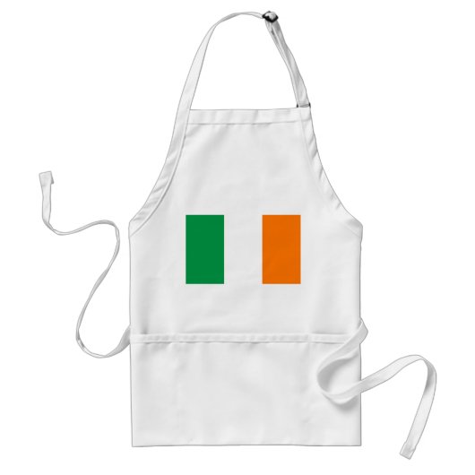 Tablier Apron avec drapeau d'Irlande (Devant)