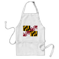 Apron avec drapeau du Maine, États-Unis