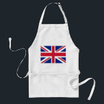 Tablier Apron avec drapeau du Royaume-Uni<br><div class="desc">Ajoutez une touche de fierté britannique à votre cuisine avec cet tablier arborant le drapeau du Royaume-Uni ! Conçu avec une attention minutieuse aux détails, ce tablier célèbre le riche patrimoine et la diversité culturelle représentés par les Union Jack. Le design présente fièrement le drapeau emblématique du Royaume-Uni, avec la...</div>