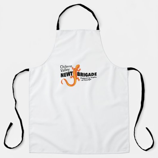 Tablier Apron avec logo Chileno Valley Newt Brigade (Recto)