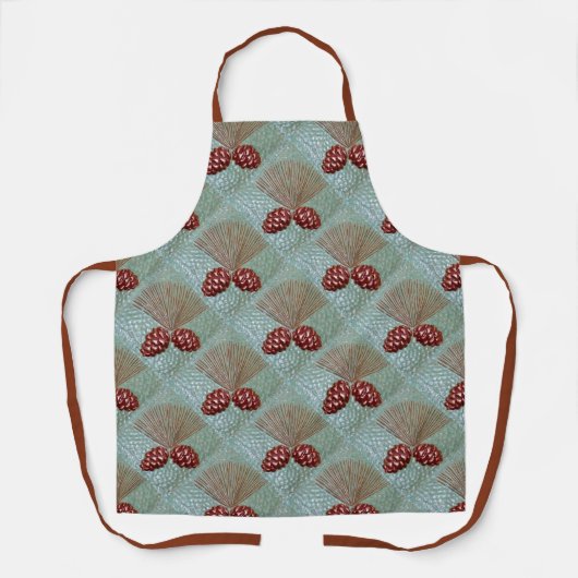 Tablier Apron avec Ponderosa PineCones (Recto)