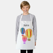 Tablier Apron - Ballons à air chaud avec nom (Porté)