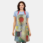 Tablier APRON - Ballons rouges - Un Abstrait de Paul Klee (Porté)