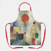 Tablier APRON - Ballons rouges - Un Abstrait de Paul Klee (Recto)