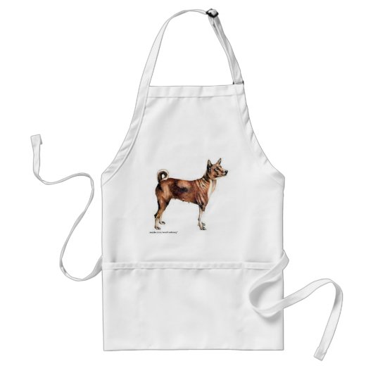 Tablier Apron : Basenji (Devant)