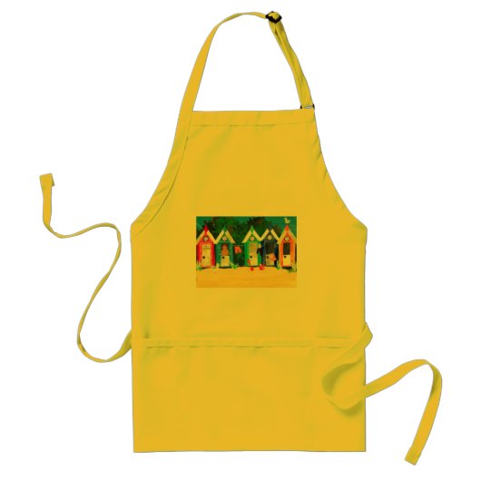 Tablier Apron "Beach Huts" (Devant)