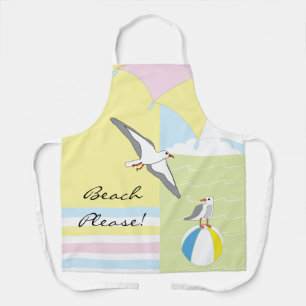 Tablier Apron Beach S'Il Vous Plaît Partout Imprimer