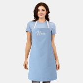 Tablier Apron bleu clair (Porté)