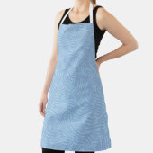 Tablier Apron bleu feuille fern (Insitu)