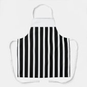 Tablier Apron Cafe Bande noire et blanche (Recto)
