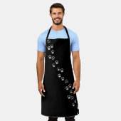 Tablier APRON - CHAT ou CHIEN EMPREINTES DE PATTES/PISTES (Porté)