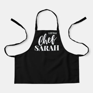 Tablier Apron Chef Enfants Personnalisé   Élégant noir