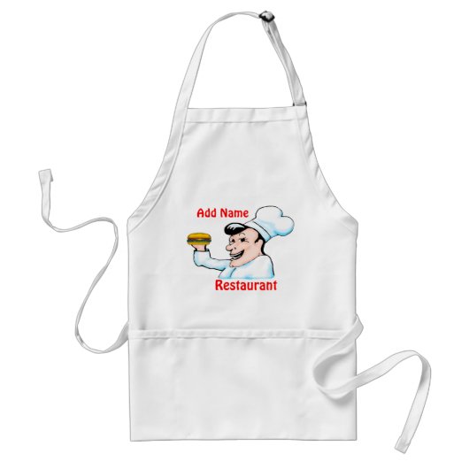Tablier Apron Chef Fun (Personnalisable) (Devant)