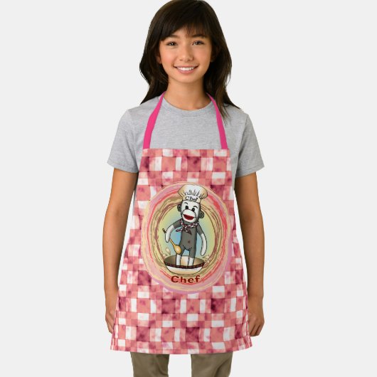 Tablier Apron Chef Singe Sock (Insitu)