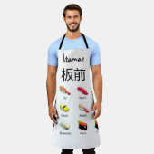 Tablier Apron Chef Sushi (Porté)