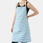 Tablier Apron Clearwater Stripe capri bleu (Insitu)