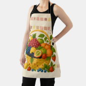 Tablier APRON - Colorful Overflowing Fruit Basket (Insitu)