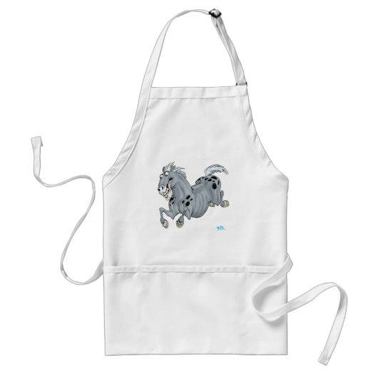 Tablier Apron Crazy Cartoon Horse (Devant)