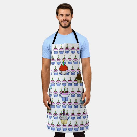 Tablier Apron Crazy Cupcake (Porté)