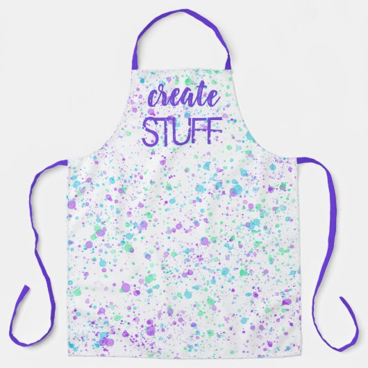 Tablier Apron "Créer des pièces" (Recto)