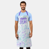 Tablier Apron "Créer des pièces" (Porté)