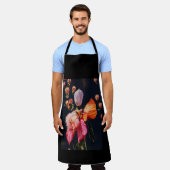 Tablier Apron : Cuisine élégante et pratique essentielle (Porté)