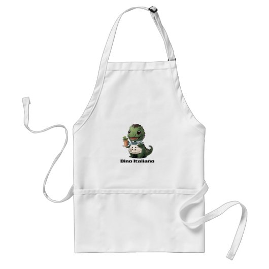 Tablier Apron - Cuisinier Dinosaur (Devant)