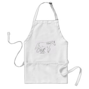 Tablier Apron : Dalmatien & Cheval