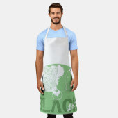 TABLIER APRON D'AMOUR NOIR (Porté)