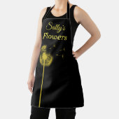 Tablier Apron Dandelion noir et jaune (Insitu)