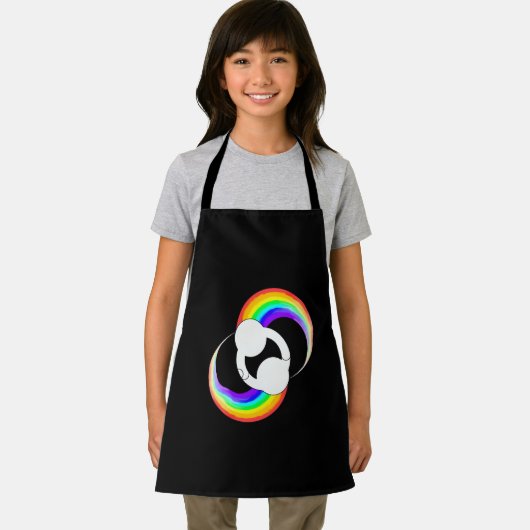 Tablier apron _ danse _ noir (Insitu)