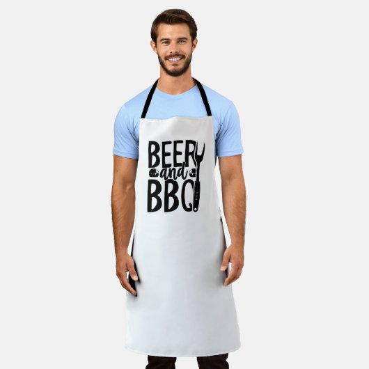 Tablier Apron de bière et barbecue (Porté)