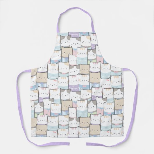 Tablier Apron de chats mignons (Recto)