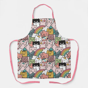 Tablier Apron de chats mignons