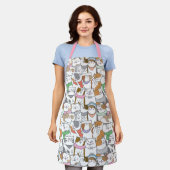 Tablier Apron de chats mignons (Porté)