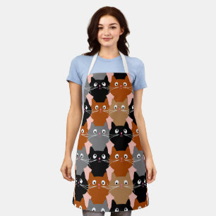 TABLIER APRON DE CUISINE IMPRIMÉE CAT