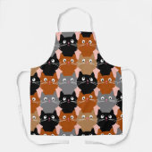 TABLIER APRON DE CUISINE IMPRIMÉE CAT (Recto)