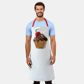 Tablier Apron de cupcake au chocolat (Porté)