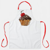 Tablier Apron de cupcake au chocolat (Recto)