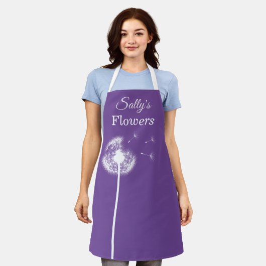 Tablier Apron de Dandelion violet (Porté)