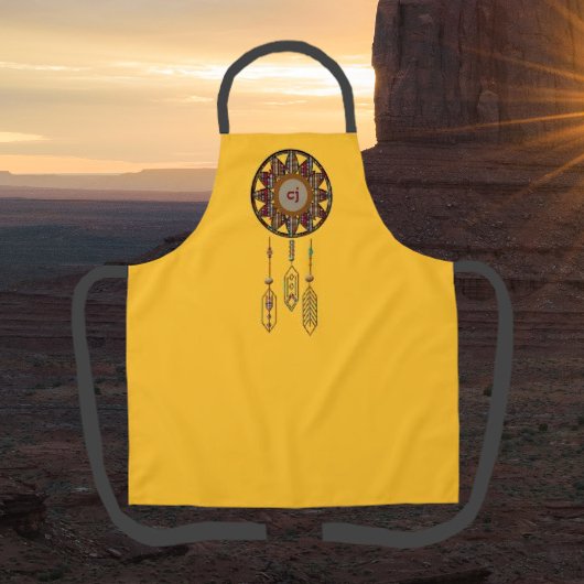 Tablier Apron de Dreamcatcher Jaune Ambre Sud-Ouest