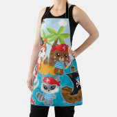 Tablier Apron de fête des pirates de l'équipage animal (Insitu)