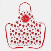 Tablier Apron de fruits de fraise Monogram (Recto)