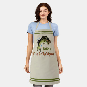 Tablier Apron de Grillin de poisson personnalisé