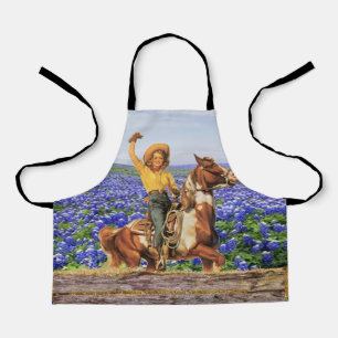 Tablier Apron De La Chowgirl Vintage De L'Ouest À L'Escapa