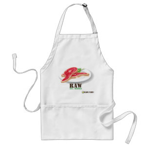 Tablier Apron de la Planète Biologique de Steak cru