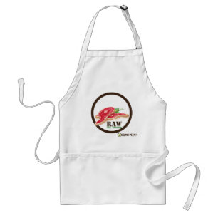 Tablier Apron de la Planète Biologique de Steak cru