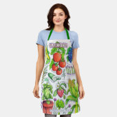 Tablier Apron de légumes du jardin (Porté)